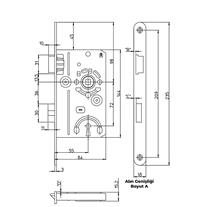 SOHO S.10 Sessiz Gömme Kilit Sağ Yön Gümüş Oda Tipi 