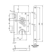 SOHO S.10 Sessiz Gömme Kilit Sağ Yön Gümüş Banyo Tipi (WC)