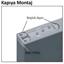 SOHO SH-216 Serisi Pivot Menteşe  Ayarlı Nikel
