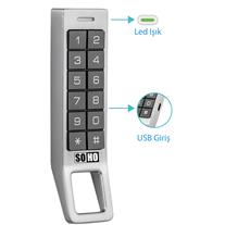 SOHO Şifreli Paslanmaz Kabin Kilidi