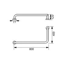 SOHO Yatay Tutunma Barı Sağ / Sol