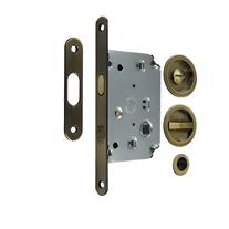 STV ART.KA1 Serisi Kayar Kapı Kilidi Yuvarlak Rozetli Banyo Tipi WC