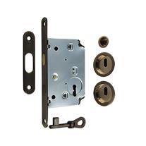 STV ART.KC1 Serisi Kayar Kapı Kilidi Yuvarlak Rozetli Bronz Oda Tipi