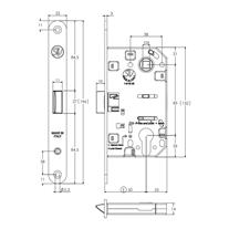 STV ART.216 Dilden Kilitlemeli Sessiz Kilit Parlak Nikel Barelli Tipi Kilit Karşılık Dahil