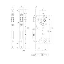 STV ART.110 Serisi Kapı Kilidi Yale 