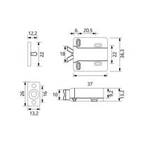 SUGATSUNE Küçük Compact Çıtçıt MC-28BL