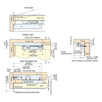 SUGATSUNE LDD-S-L Metal Kapı Kapatıcısı Beyaz