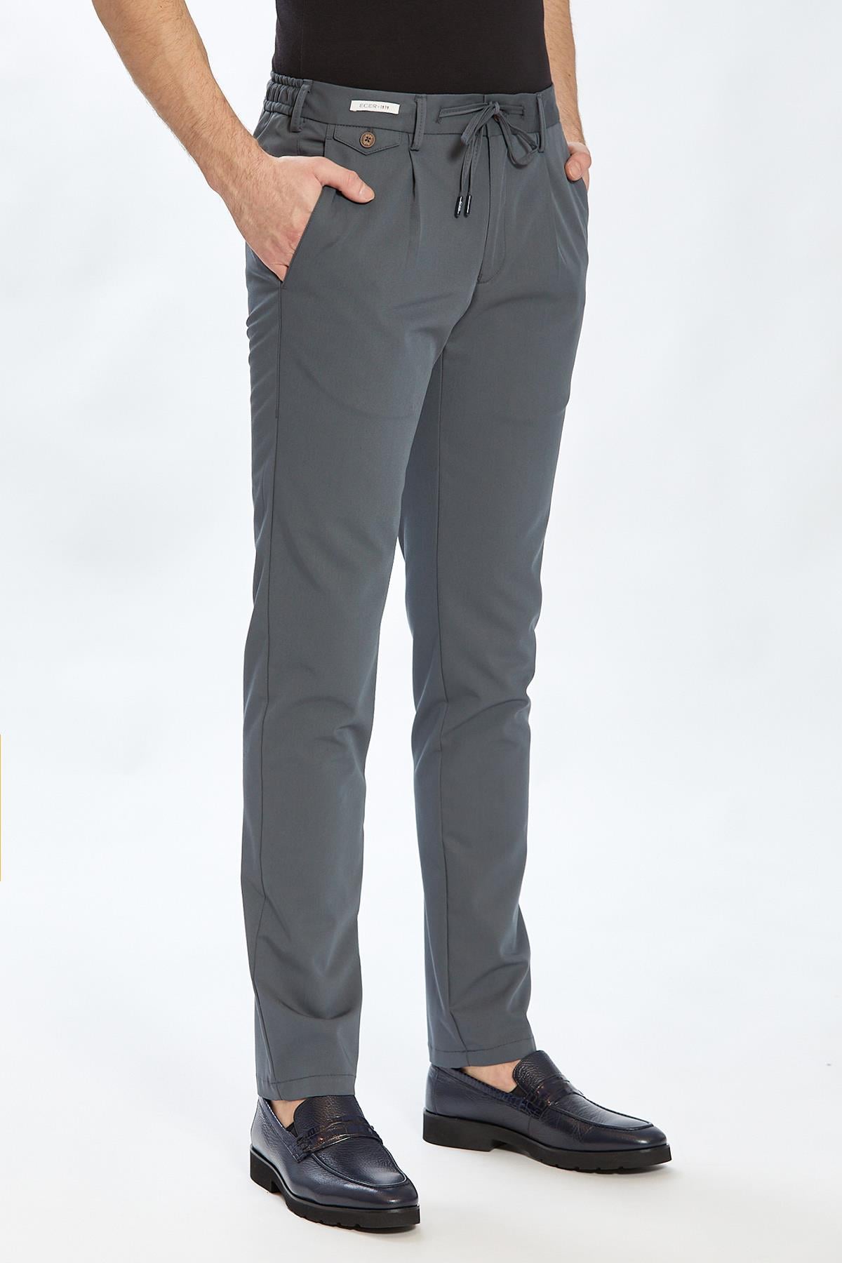 Ecer Valen Pleated Pantolon, Yaz Slimfit Pantolon, ECER