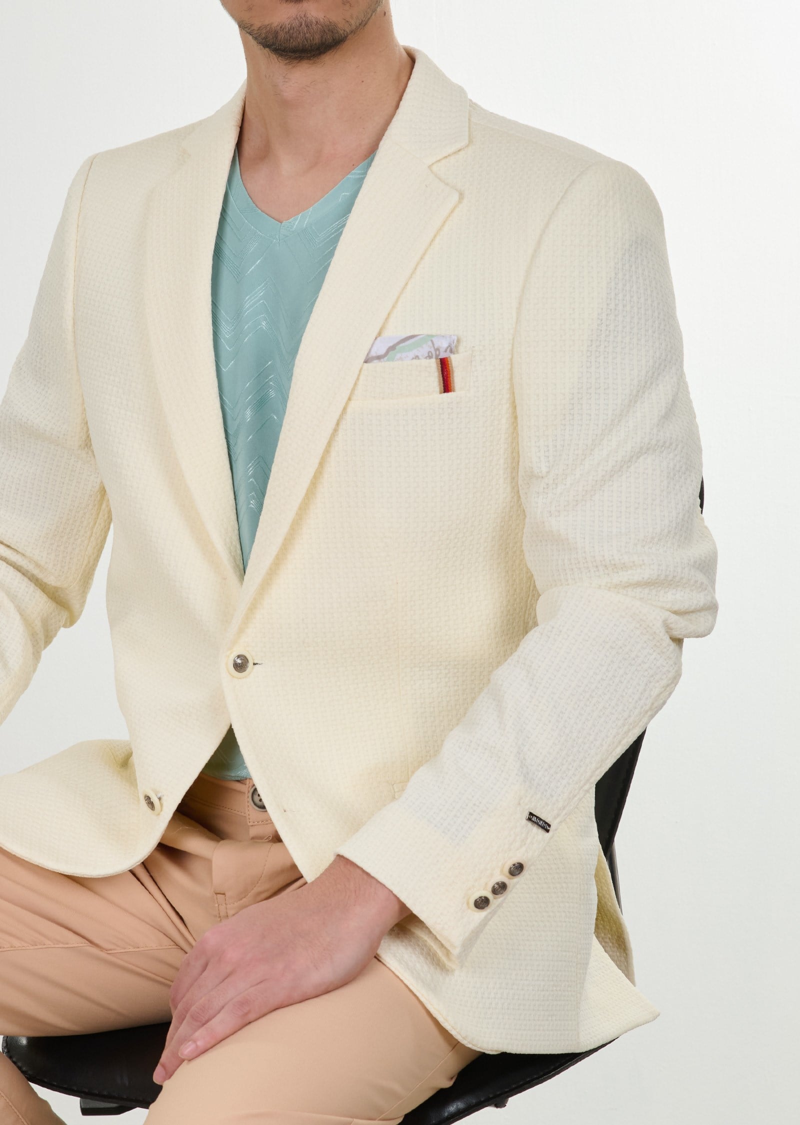 Jakarlı Blazer Ceket