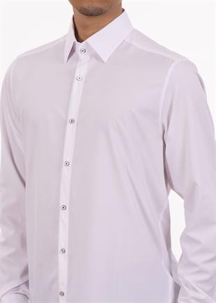 Beyaz Klasik Gömlek