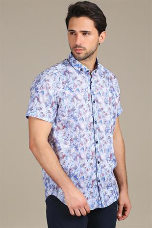 Karışık Desenli Gömlek