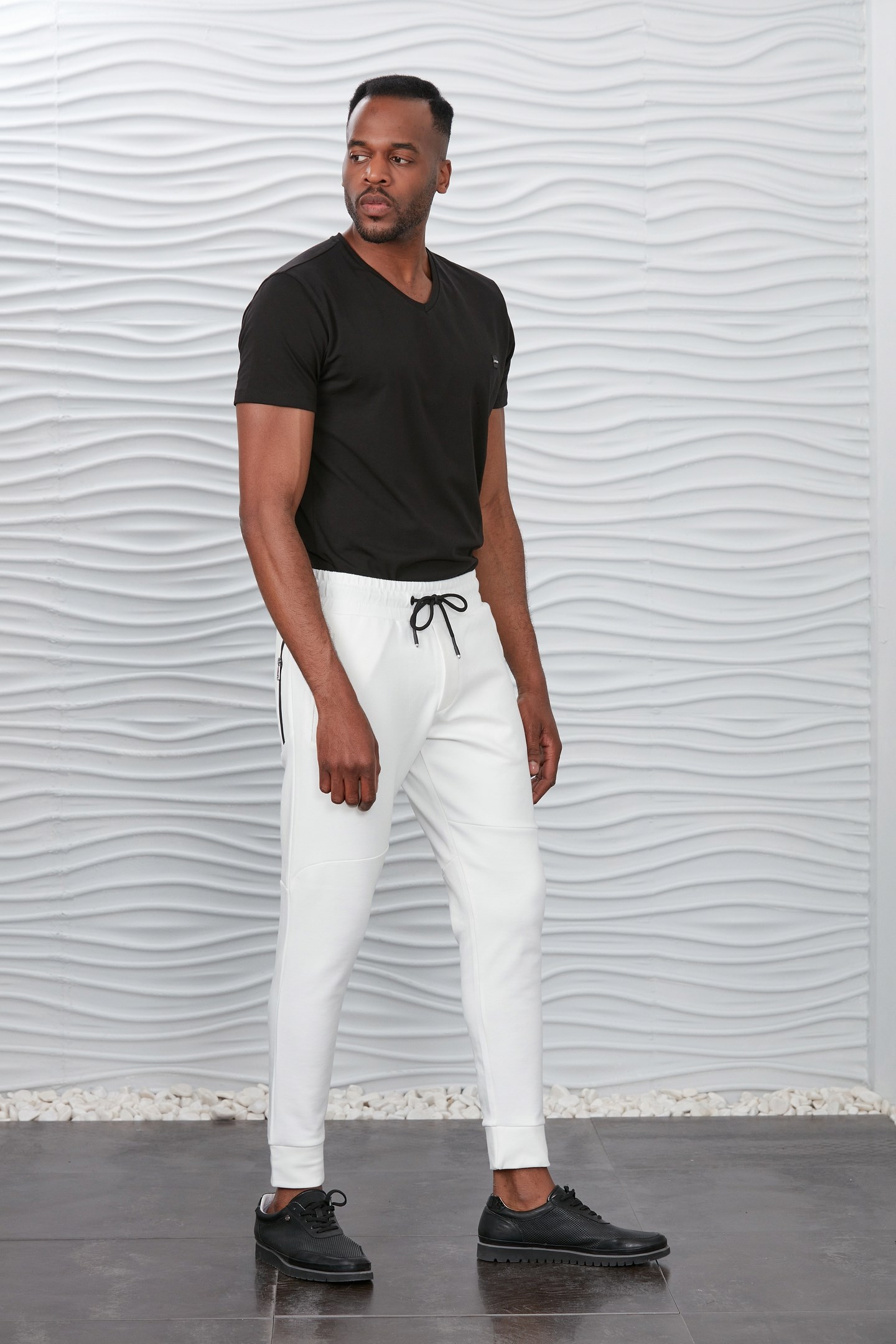 Kırçıllı Sarı Parçalı Jogger Pantolon · 13