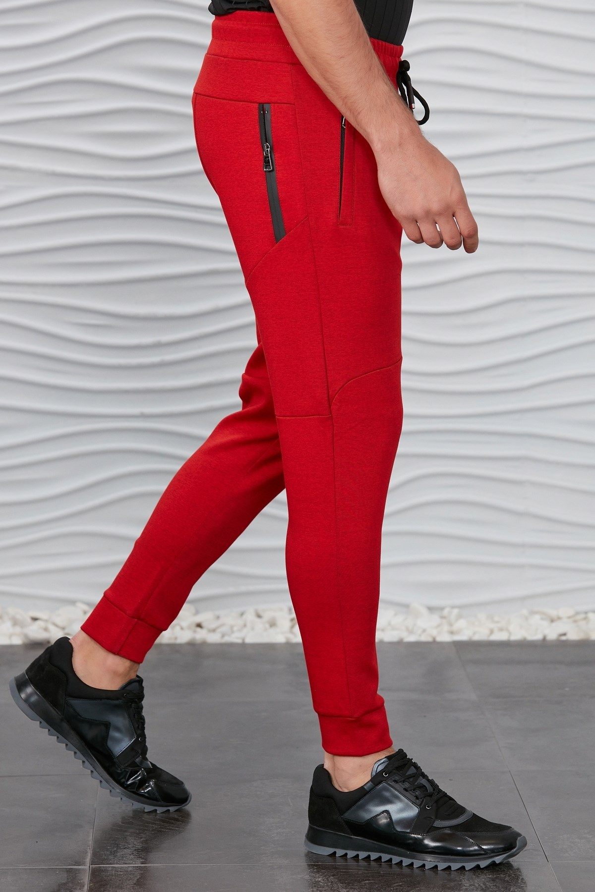 Kırçıllı Sarı Parçalı Jogger Pantolon · 7