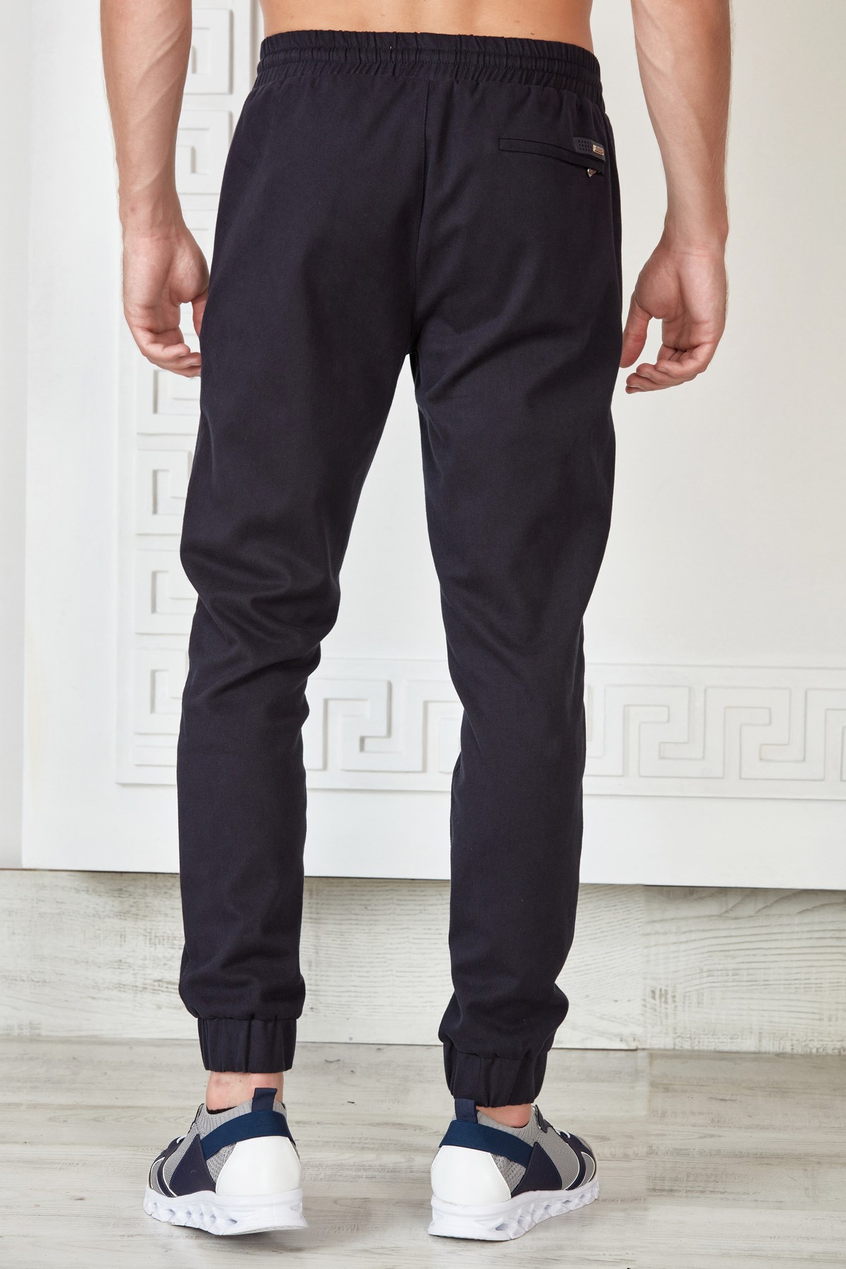 Lacivert Gabardin Jogger Pantolon · 3