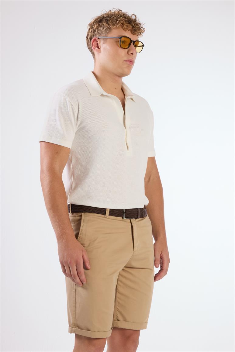 Camel Erkek Regular Fit Düz Casual Short 