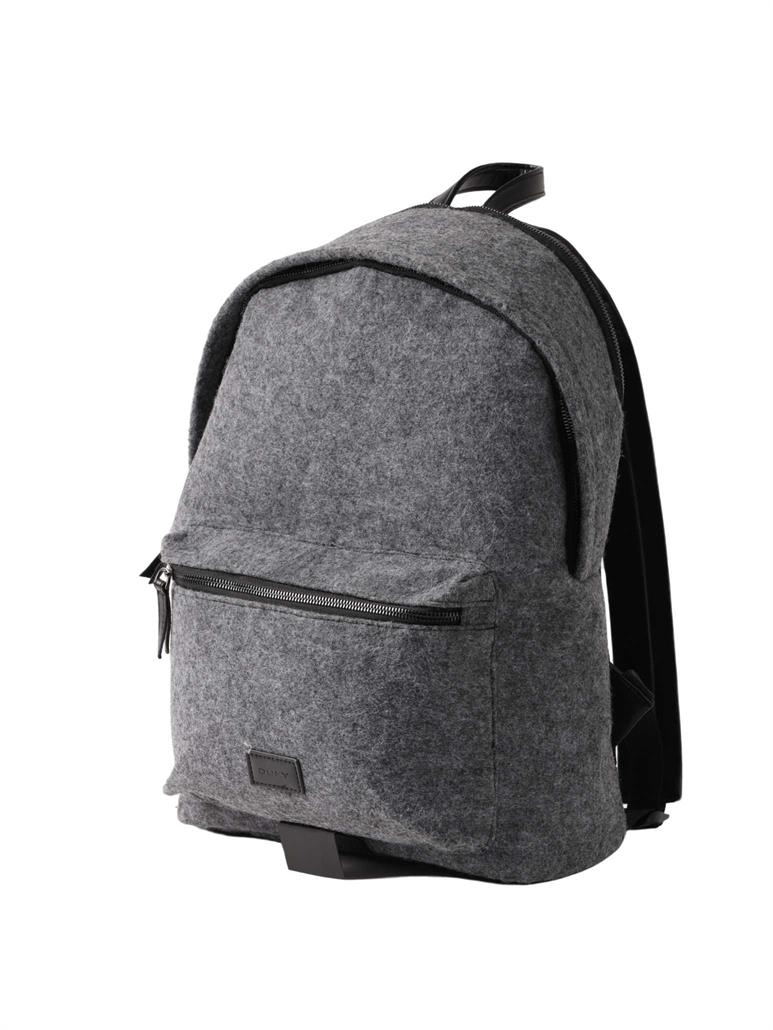 Gri Erkek Keçe Sırt Çantası 