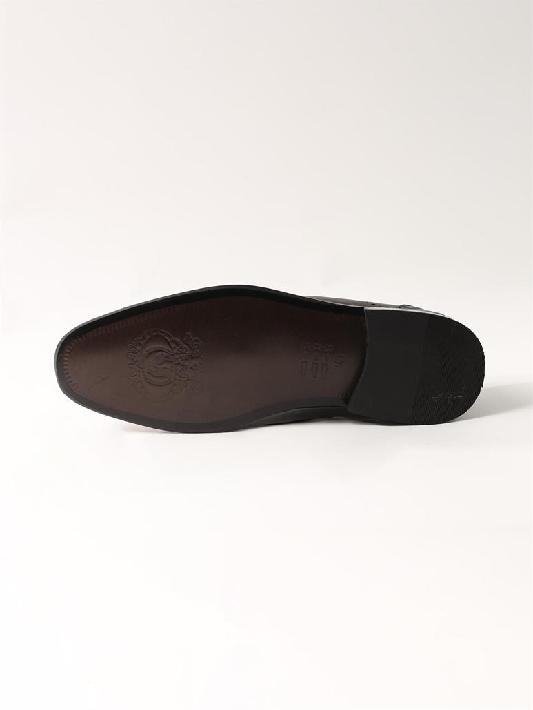 Kahverengi Erkek Deri Klasik Ayakkabı 