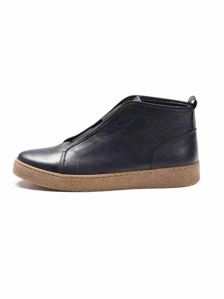 Lacivert Erkek Düz  Bot 