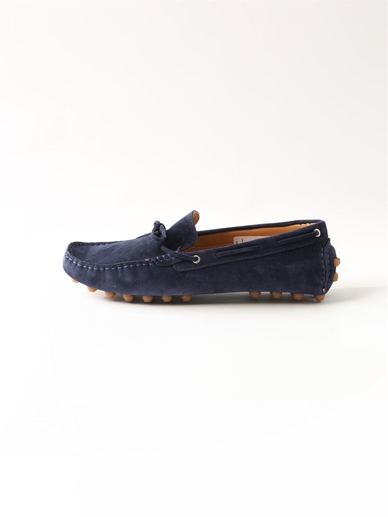 Lacivert Erkek Süet Loafer Ayakkabı 