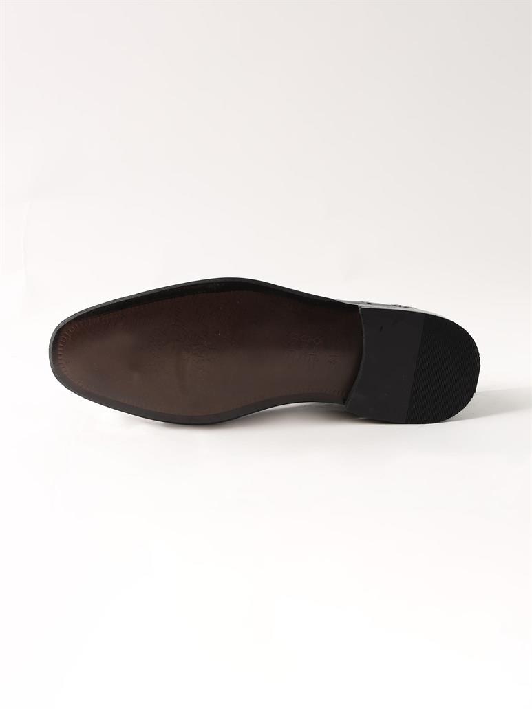 Siyah Erkek Deri Klasik Ayakkabı 