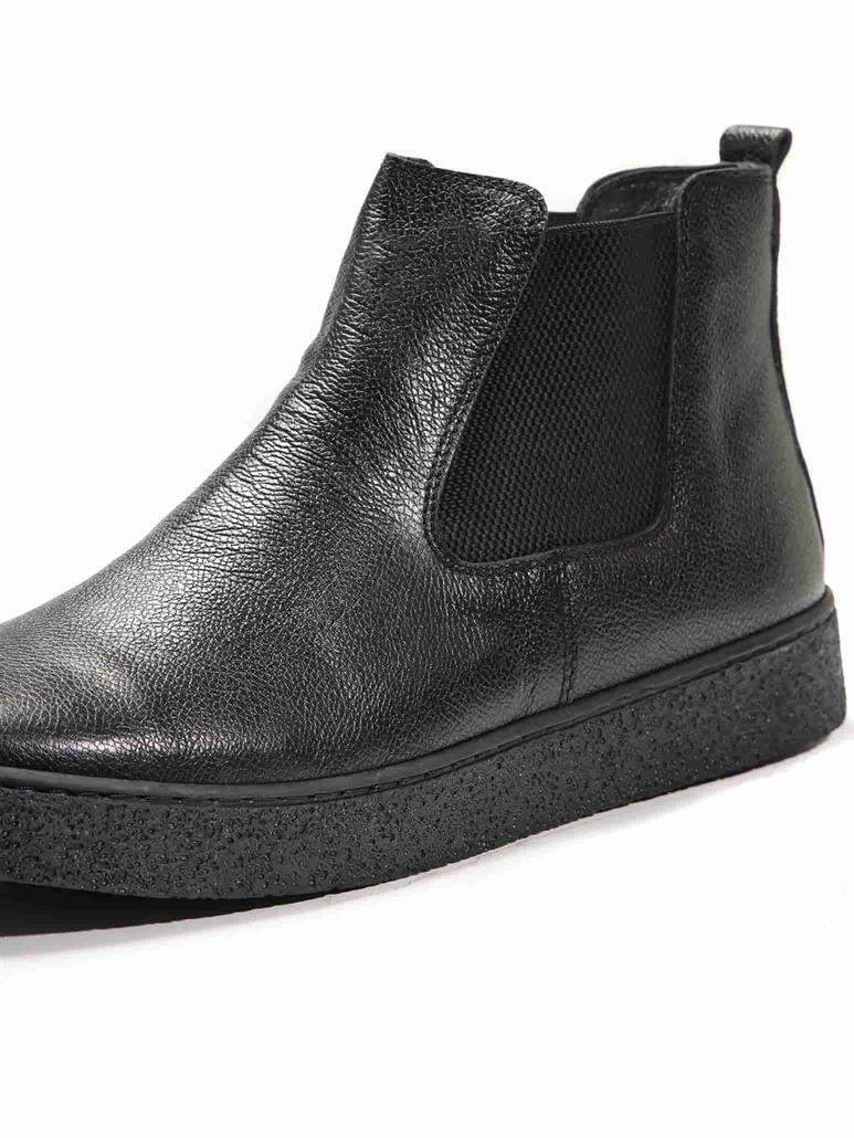 Siyah Erkek Düz Casual Ayakkabı 