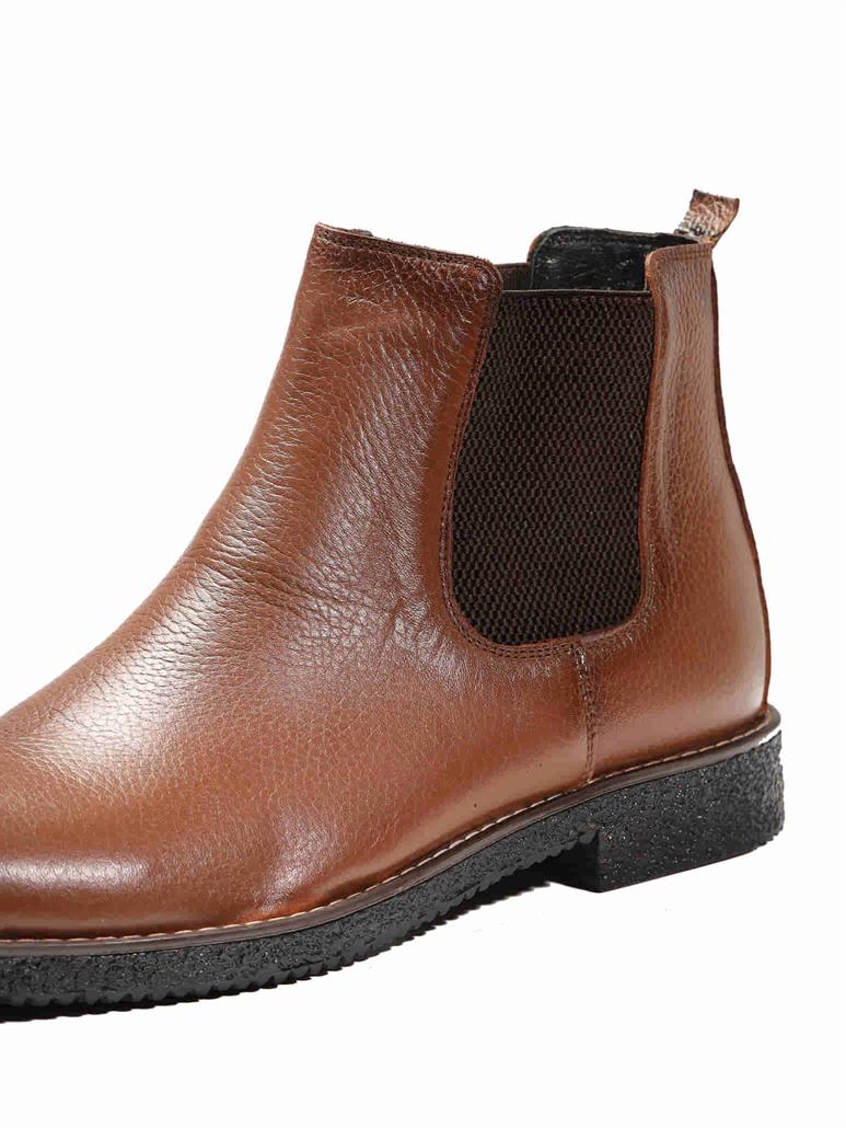 Taba Erkek Deri Düz Bot 