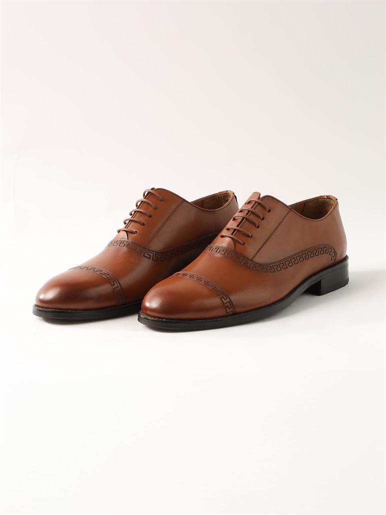 Taba Erkek Deri Klasik Ayakkabı 