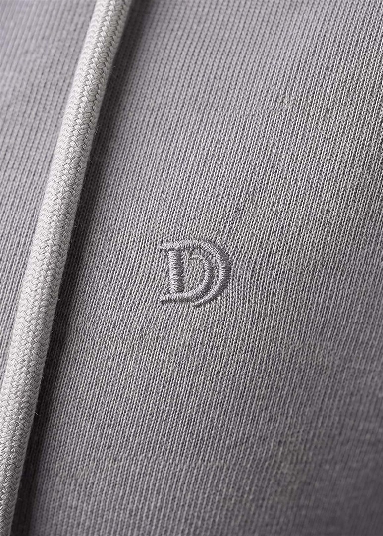 Erkek Regular Fit Kapüşonlu Gri Sweatshirt