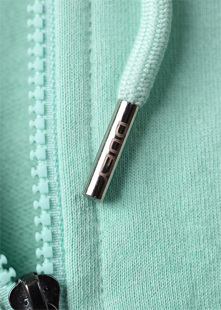 Erkek Regular Fit Kapüşonlu Mint Yeşili Sweatshirt