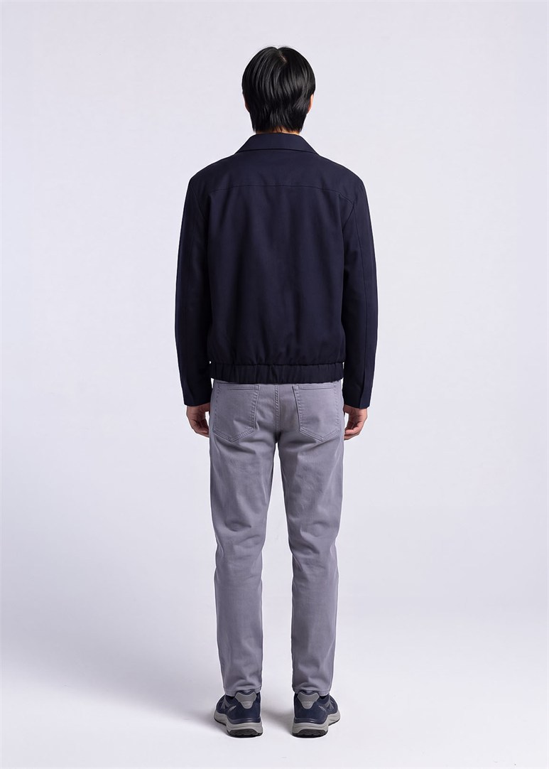 Erkek Regular Fit Koyu Lacivert Mont