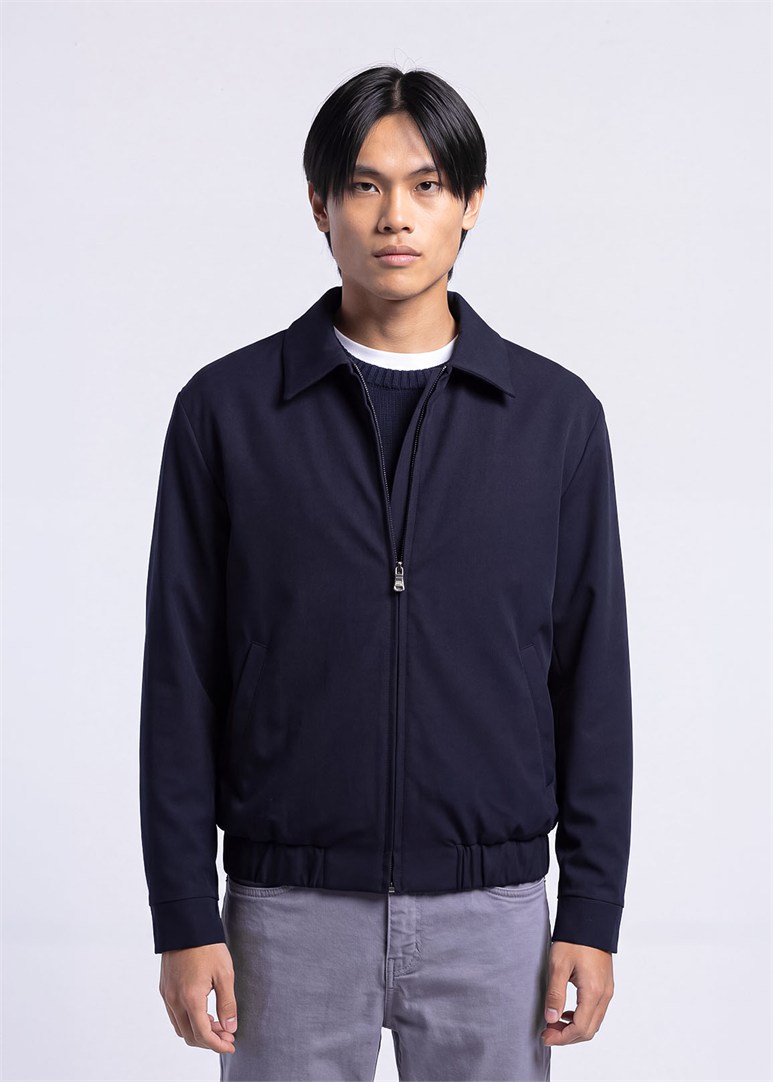 Erkek Regular Fit Koyu Lacivert Mont