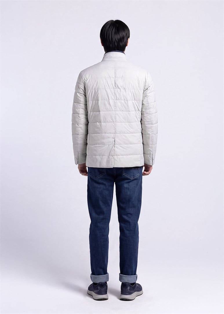 Erkek Slim Fit Taş Mont