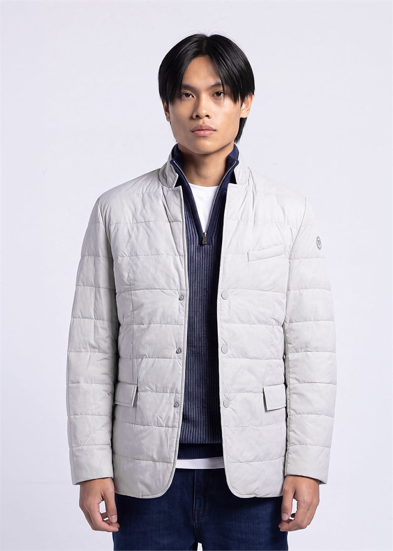 Erkek Slim Fit Taş Mont