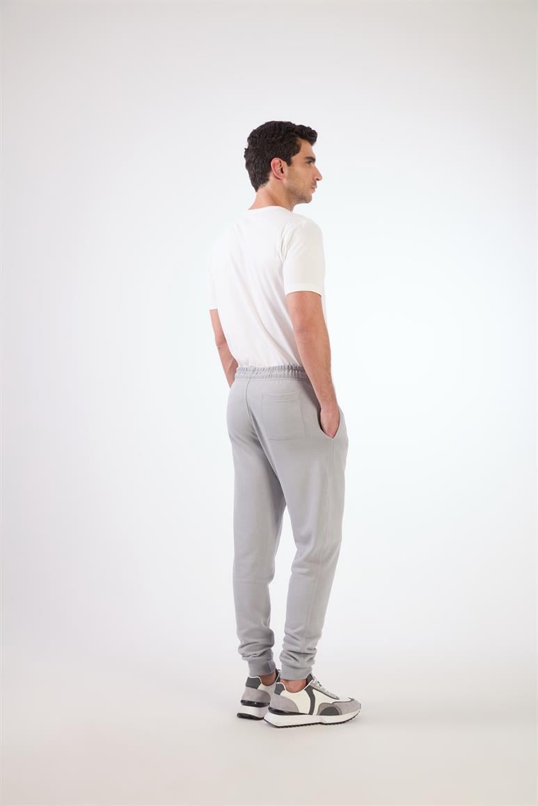Gri Bağcıklı Erkek Regular Fit Eşofman Altıal Eşofman Altı