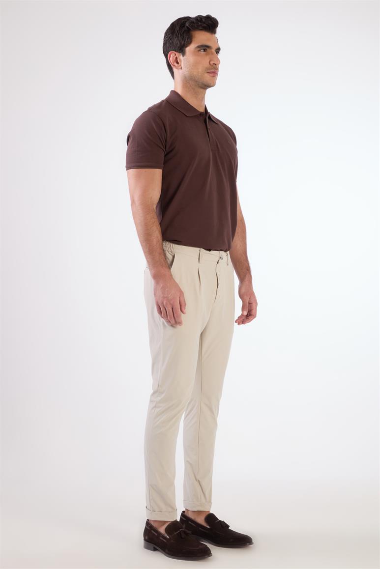 Taş Bağcıklı Slim Fit Jogger Erkek Pantolon