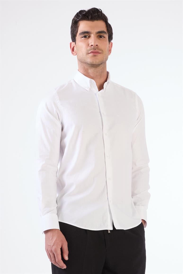 KREM    ERKEK GÖMLEK - SLIM FIT