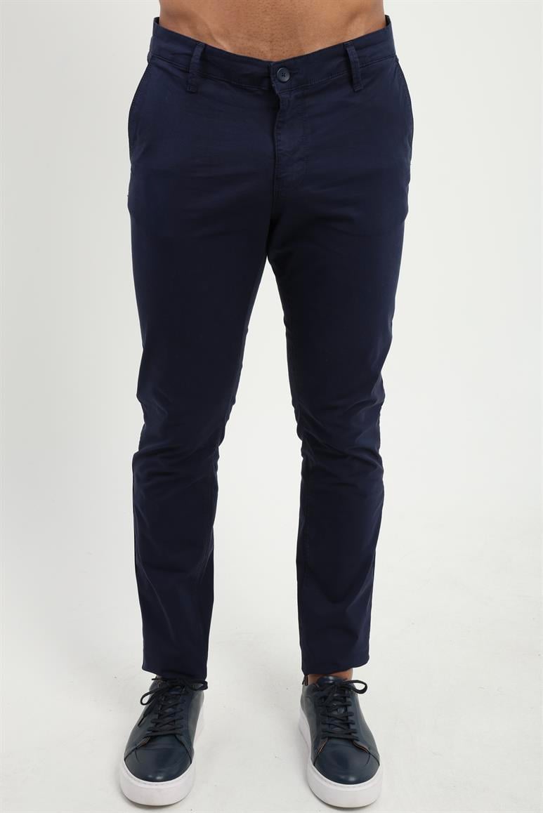Lacivert Düz Regular Fit Erkek Pantolon