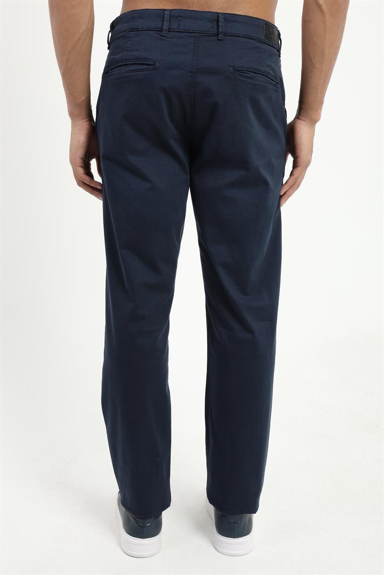 Lacivert Düz Regular Fit Erkek Pantolon