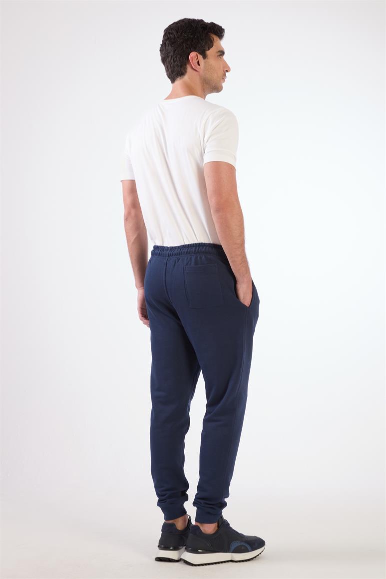 Lacivert Bağcıklı Erkek Regular Fit Eşofman Altı