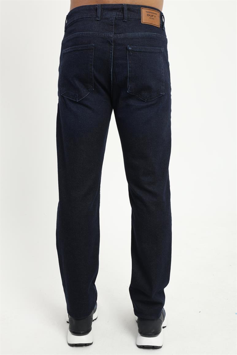 Lacivert Regular Fit Erkek Denim Pantolon