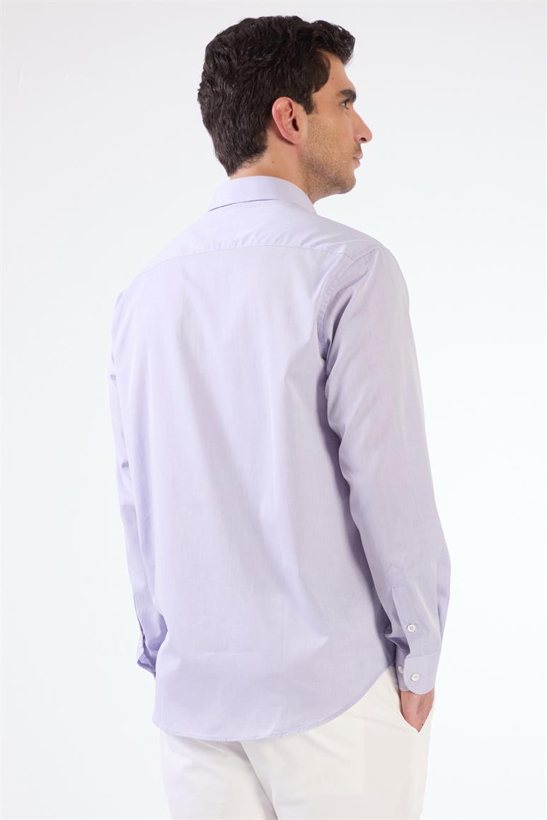 Mavi Erkek Regular Fit Düz Brent Düğmeli Yaka Uzun Kol Gömlek 