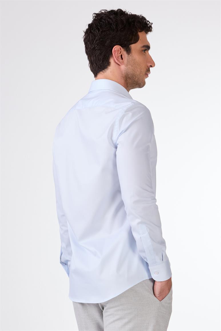 Mavi Erkek Slim Fit Klasik Yaka Uzun Kol Gömlek 