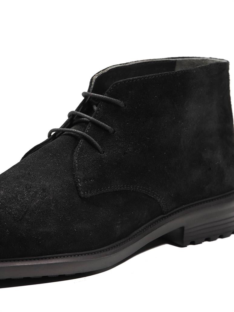 Siyah Erkek Süet Casual Bot 