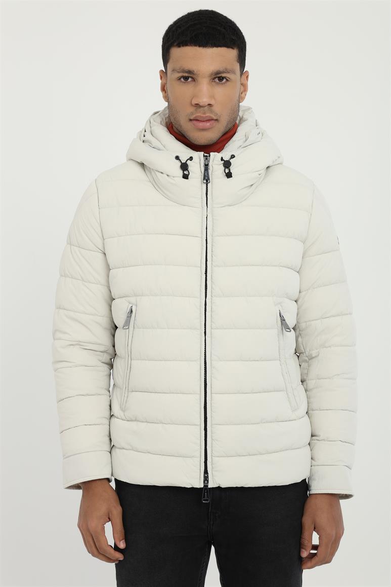 Taş Kapitone Slim Fit Erkek Mont - Slim Fit