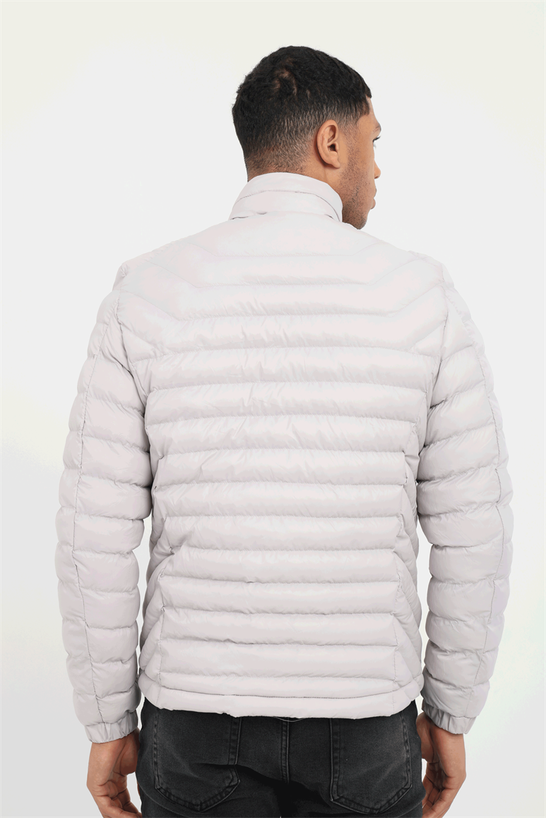 Taş Kapitone Slim Fit Erkek Mont