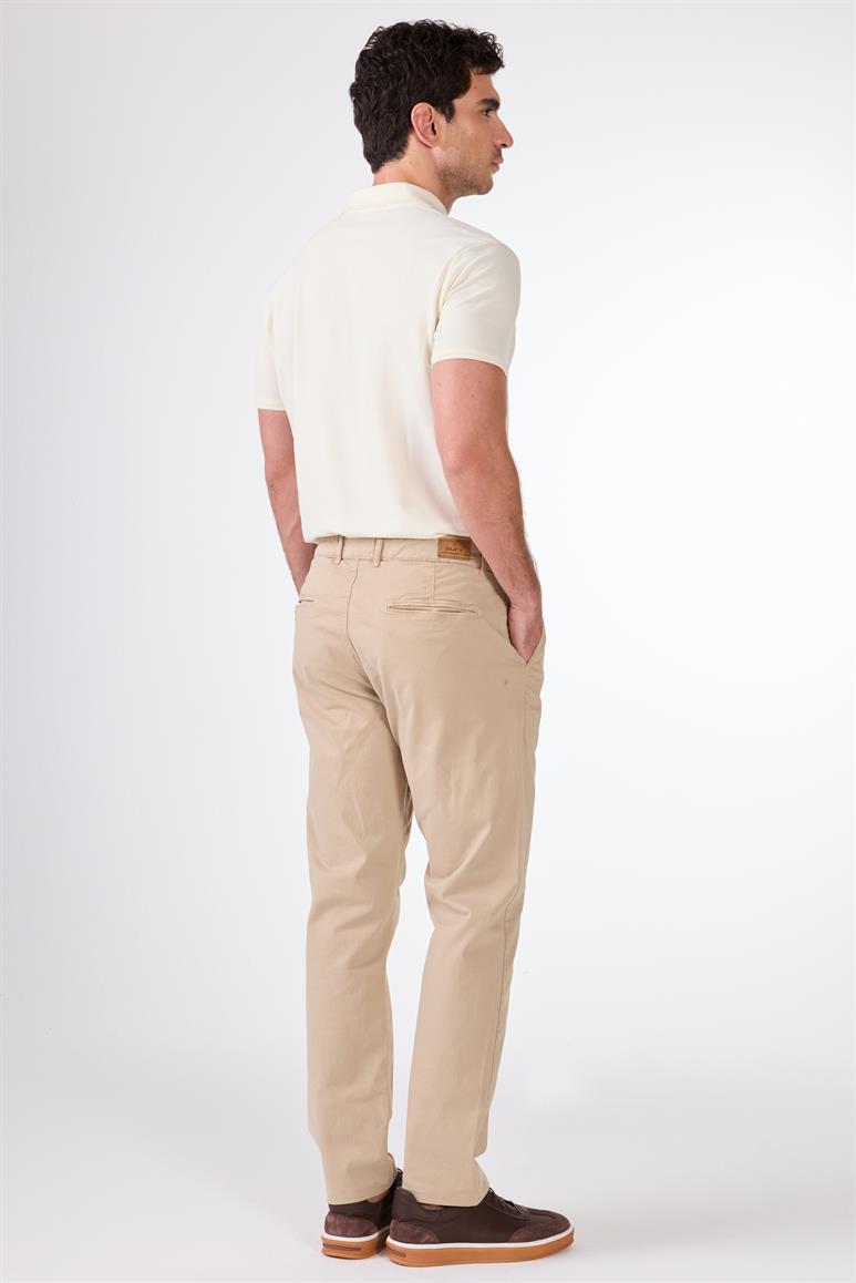 Vizon Yan Cep Düz Regular Fit Erkek Pantolon