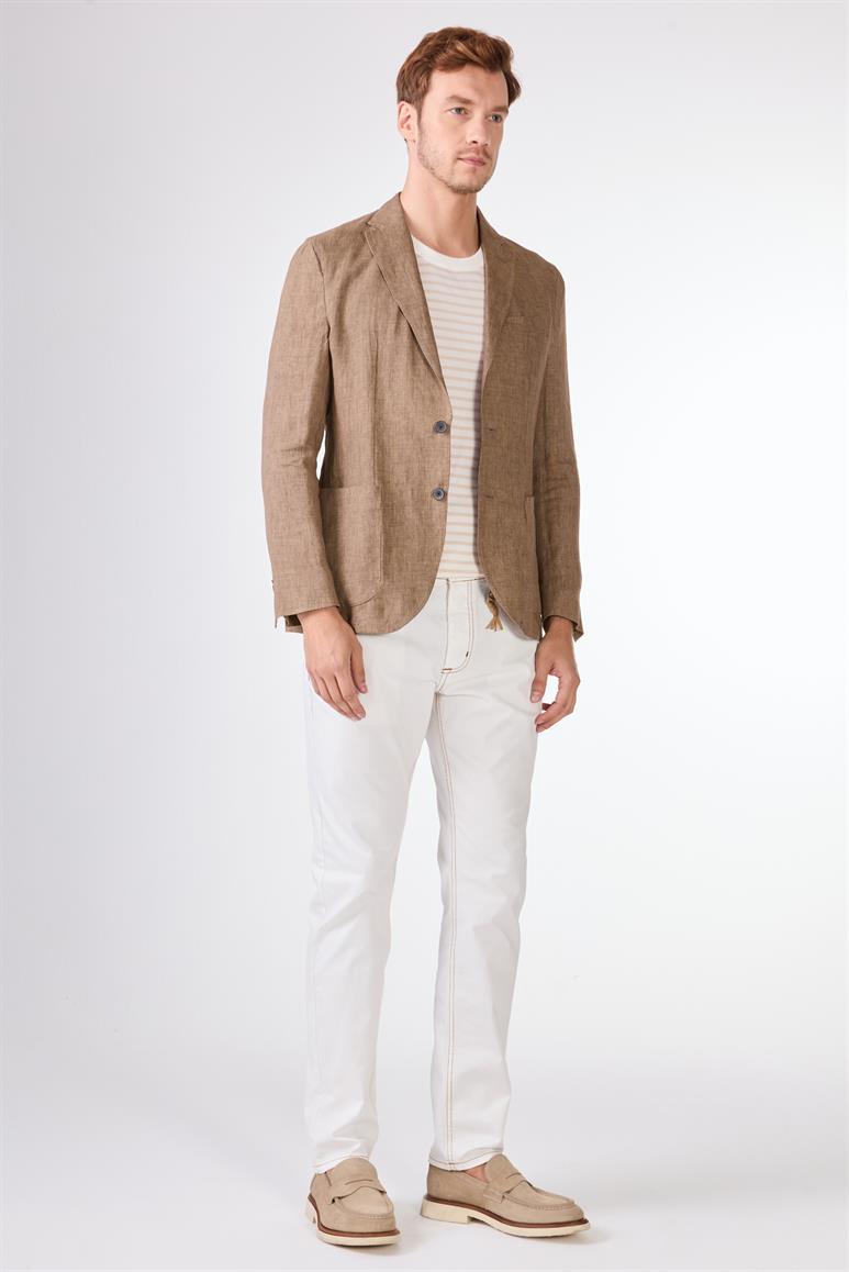 Vizon Mono Yaka Slim Fit Erkek Ceket