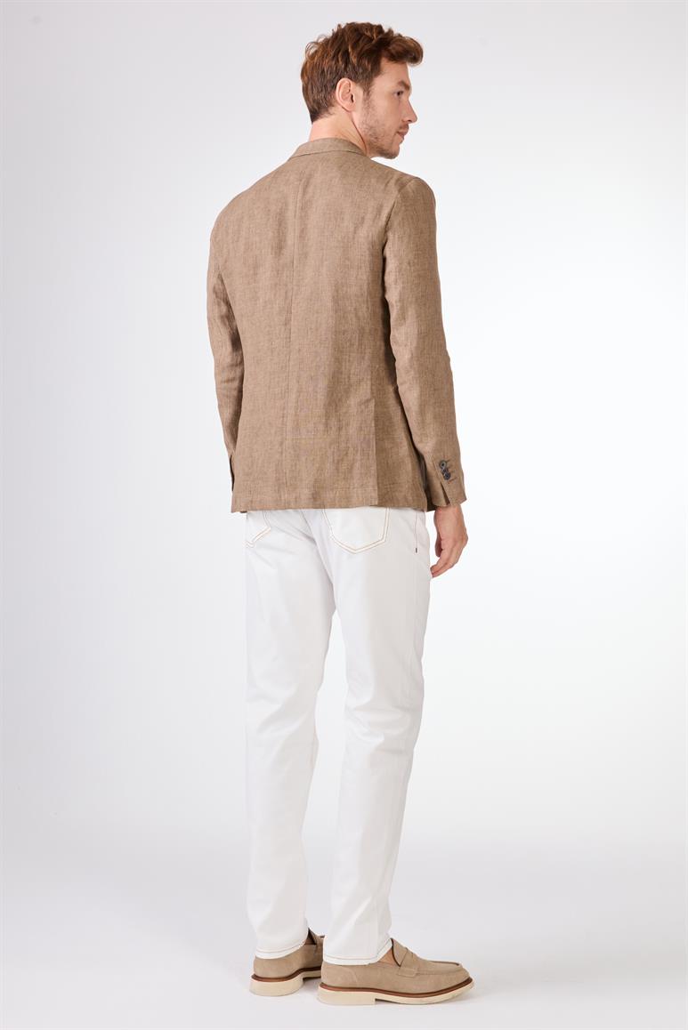 Vizon Mono Yaka Slim Fit Erkek Ceket