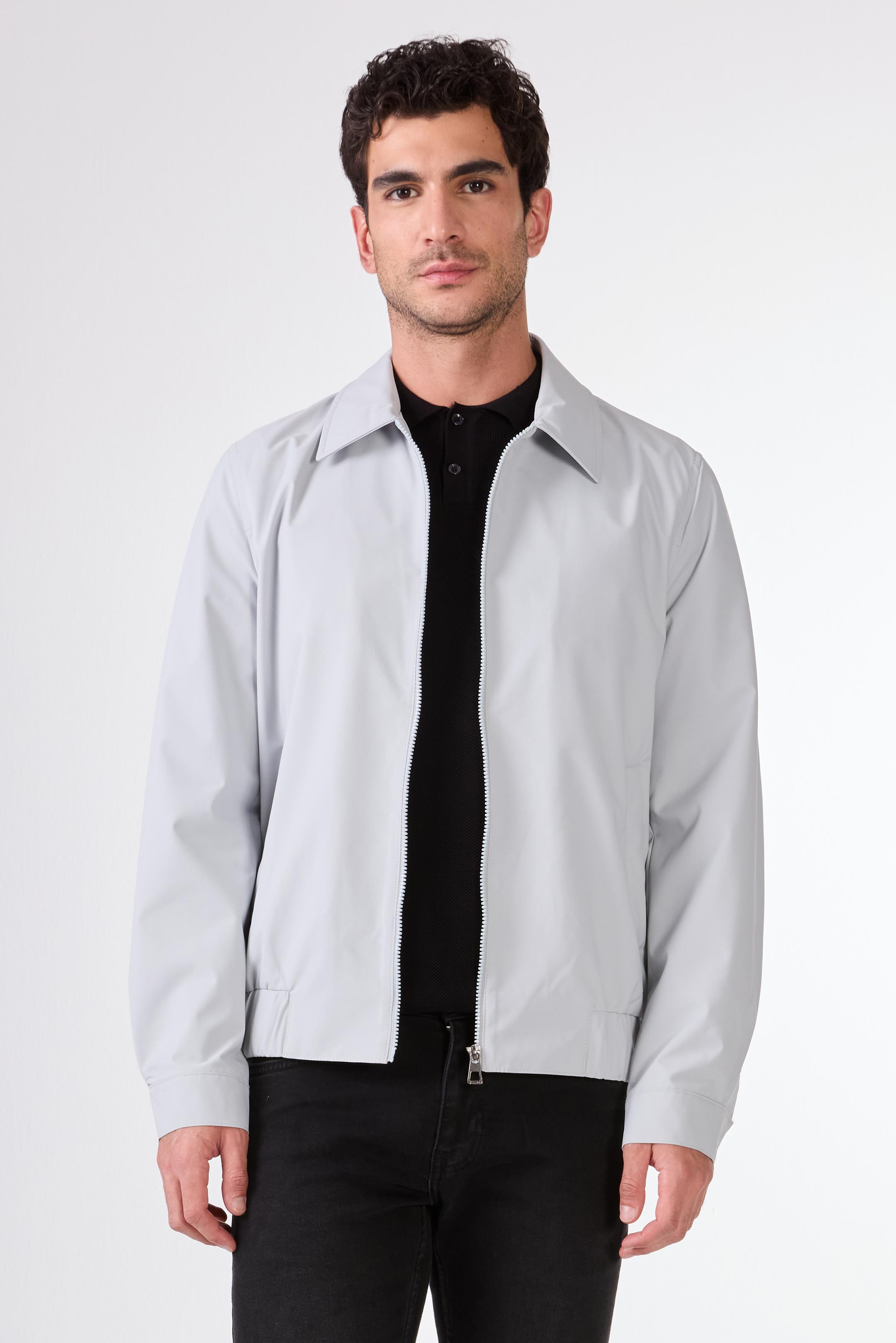 Erkek Regular Fit Gri Mont