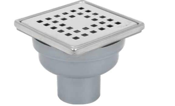 10X10 PASLANMAZ ÇELİK ÇERÇEVELİ ,ALTTAN ÇIK. Q50 YER SÜZGECİ